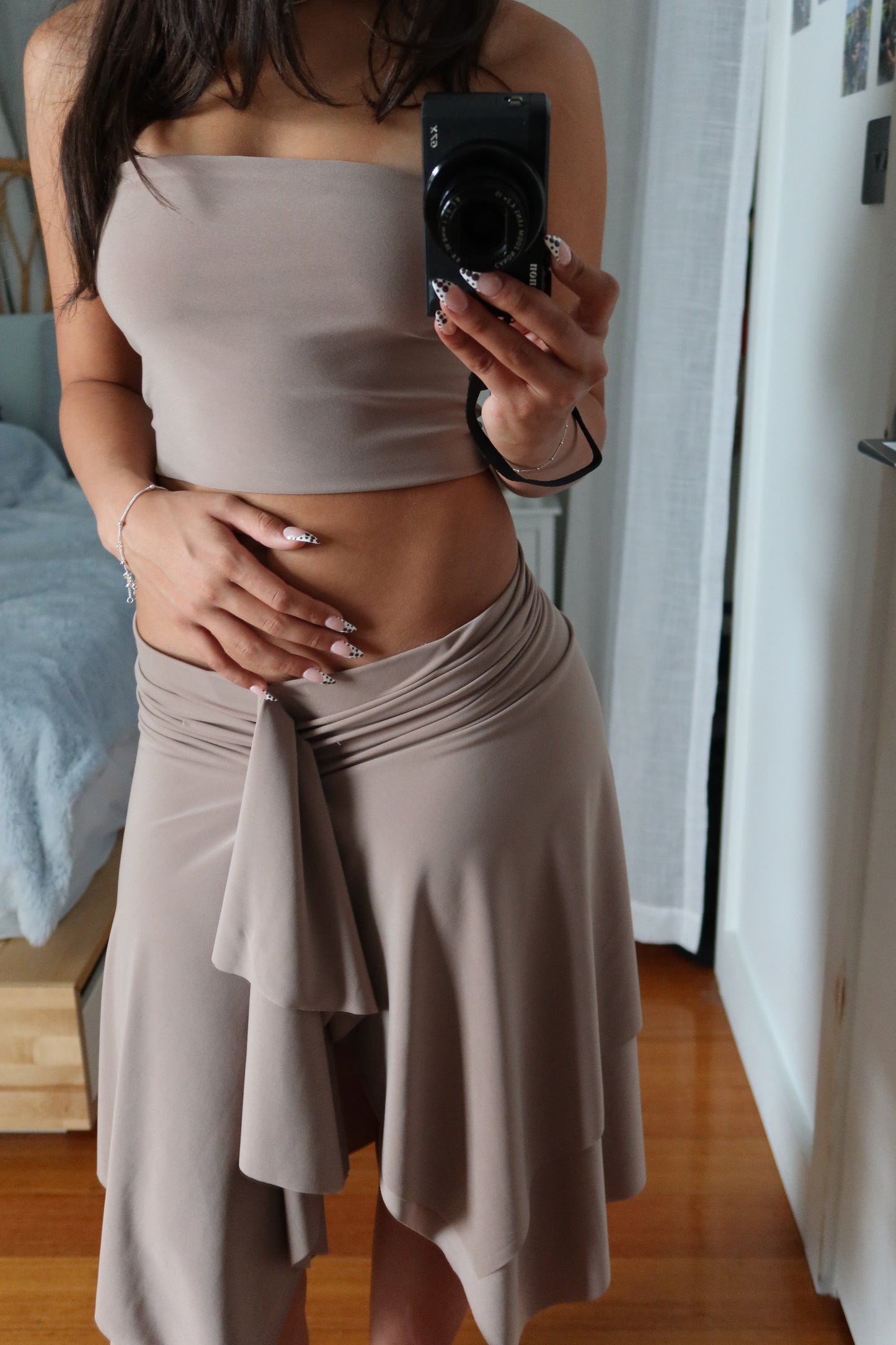 SIENNA BANDEAU TWO WAY - LATTE