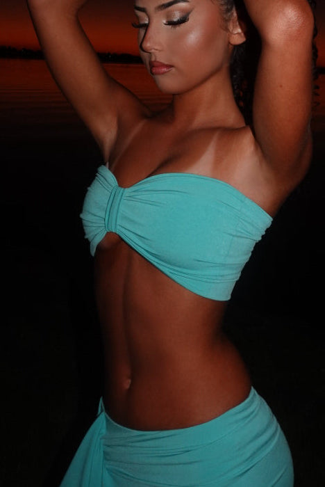 SIENNA BANDEAU TWO WAY - TEAL