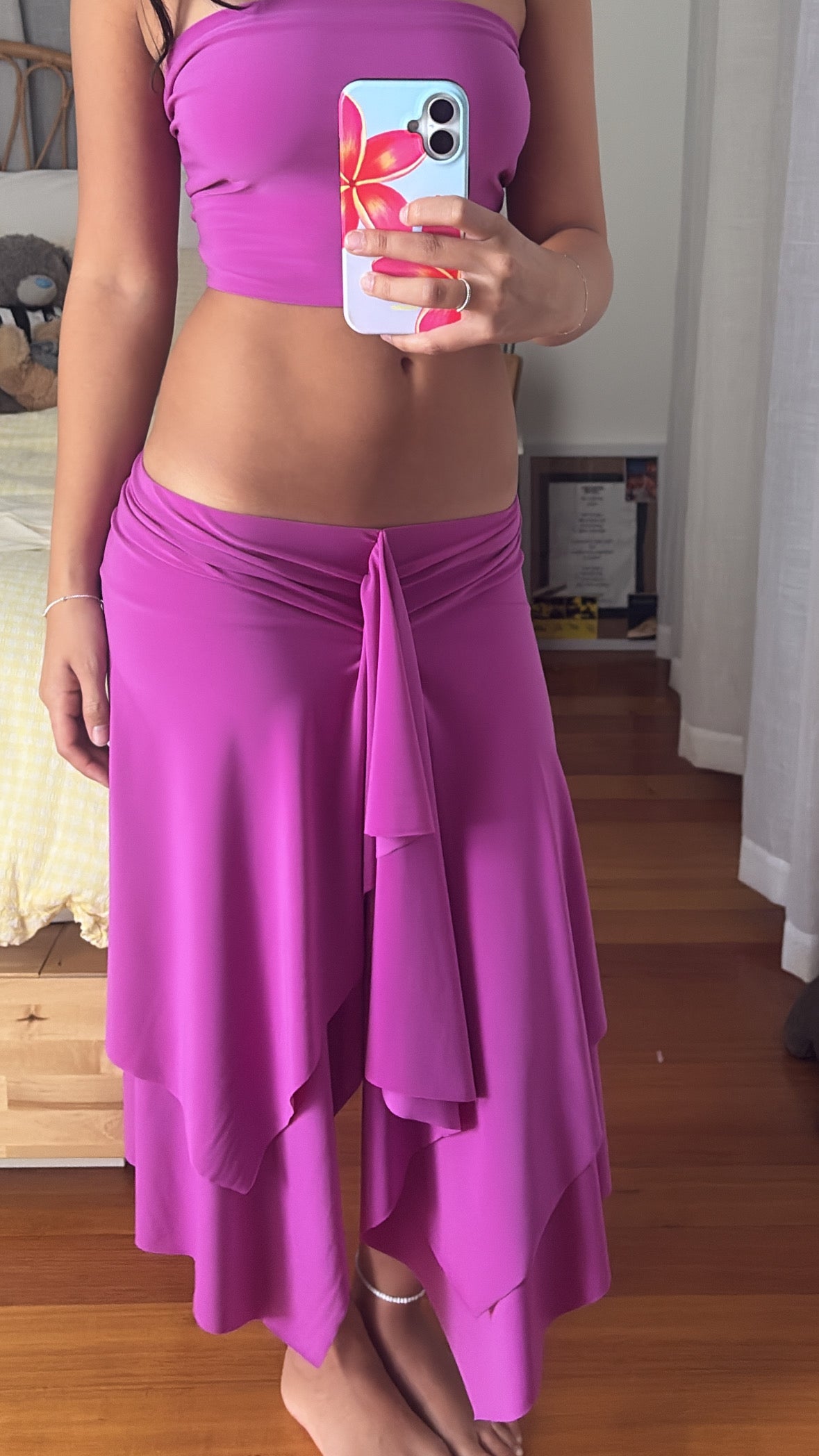 MONET MIDI SKIRT PURPLE