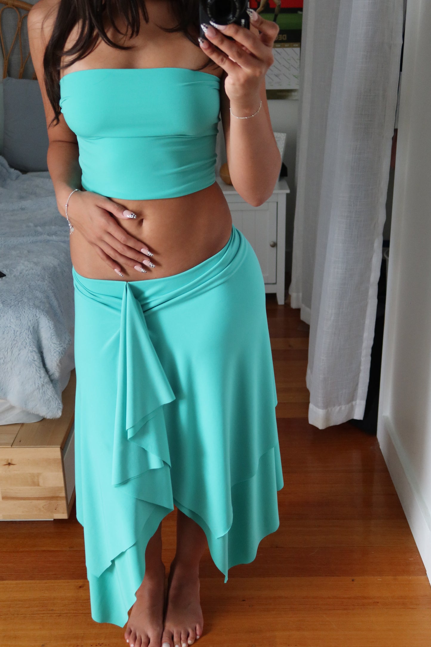 SIENNA BANDEAU TWO WAY - TEAL