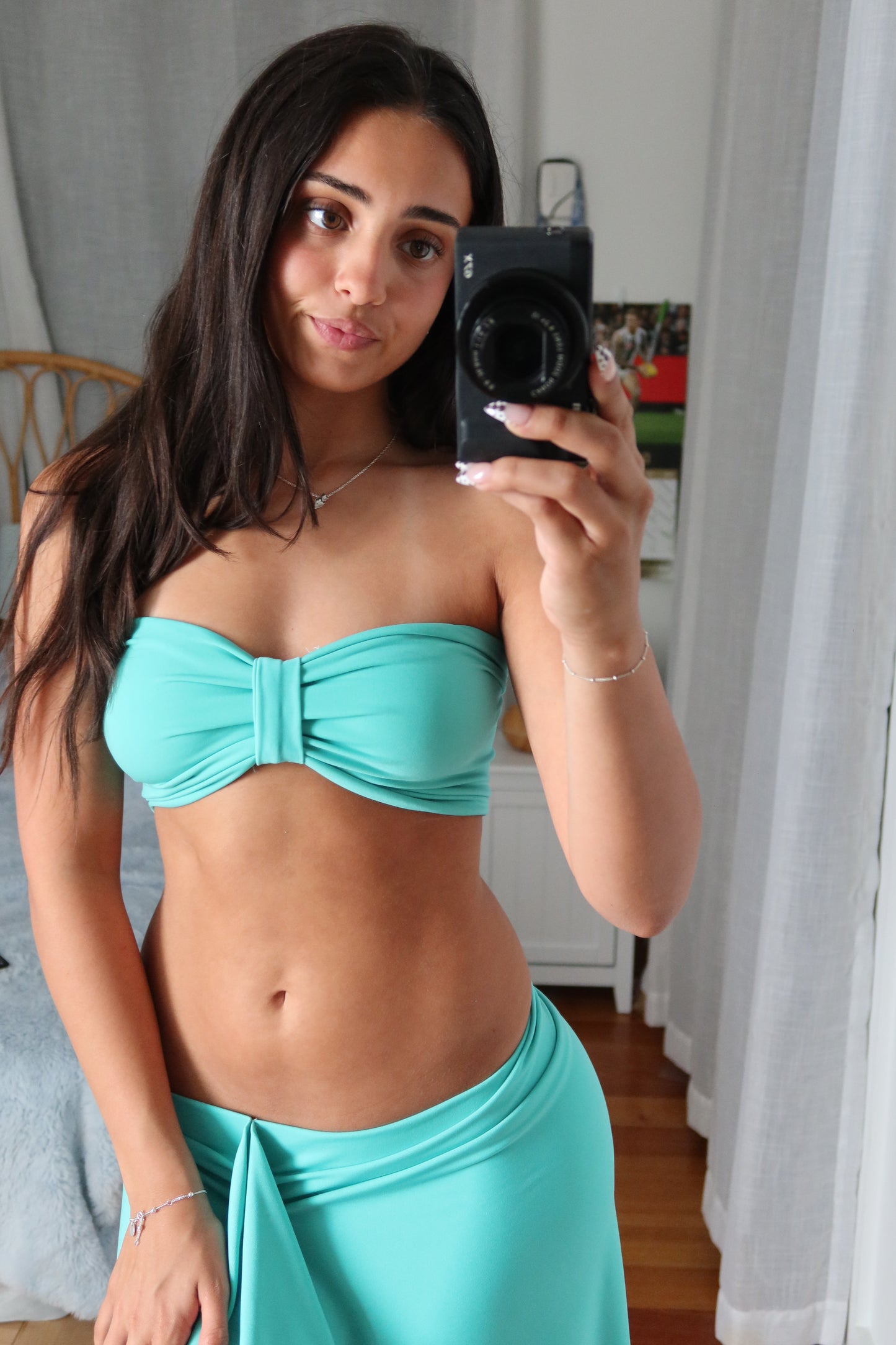 SIENNA BANDEAU TWO WAY - TEAL
