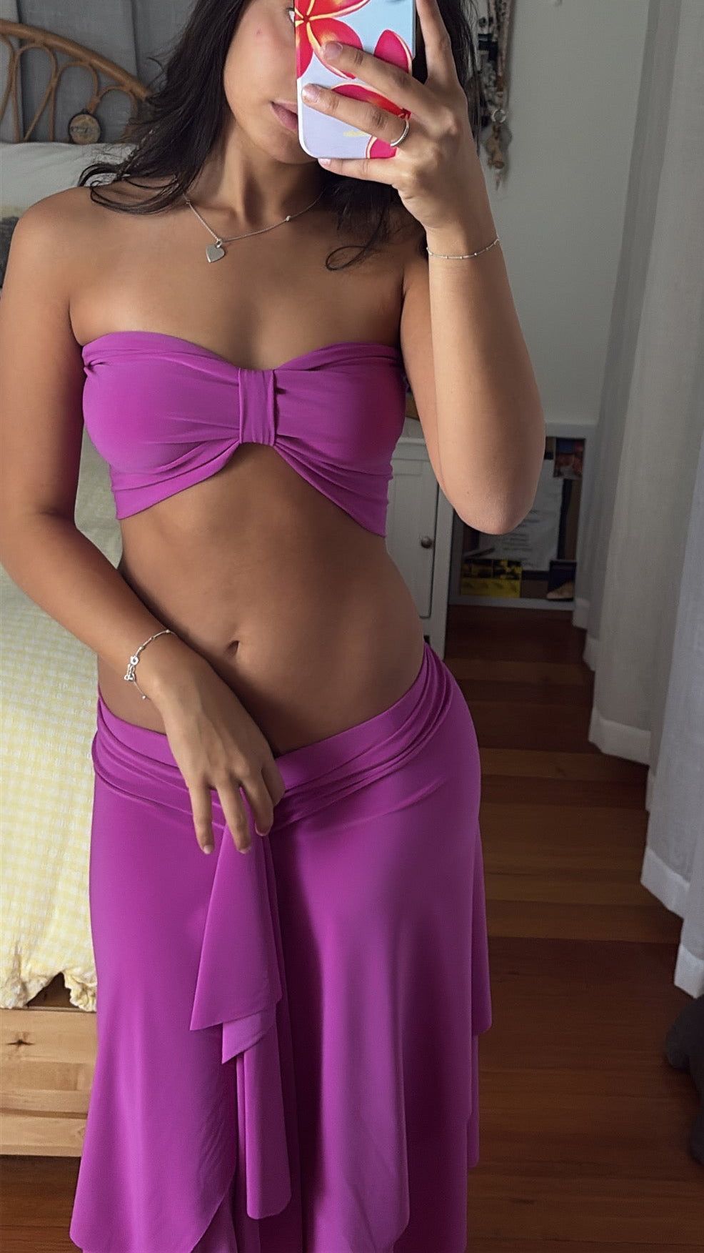 MONET MIDI SKIRT PURPLE