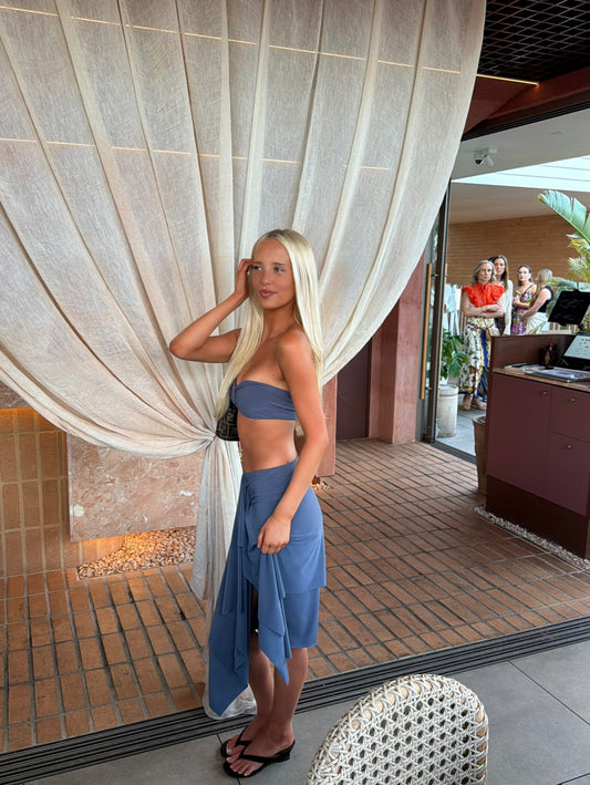 MONET MIDI SKIRT DENIM