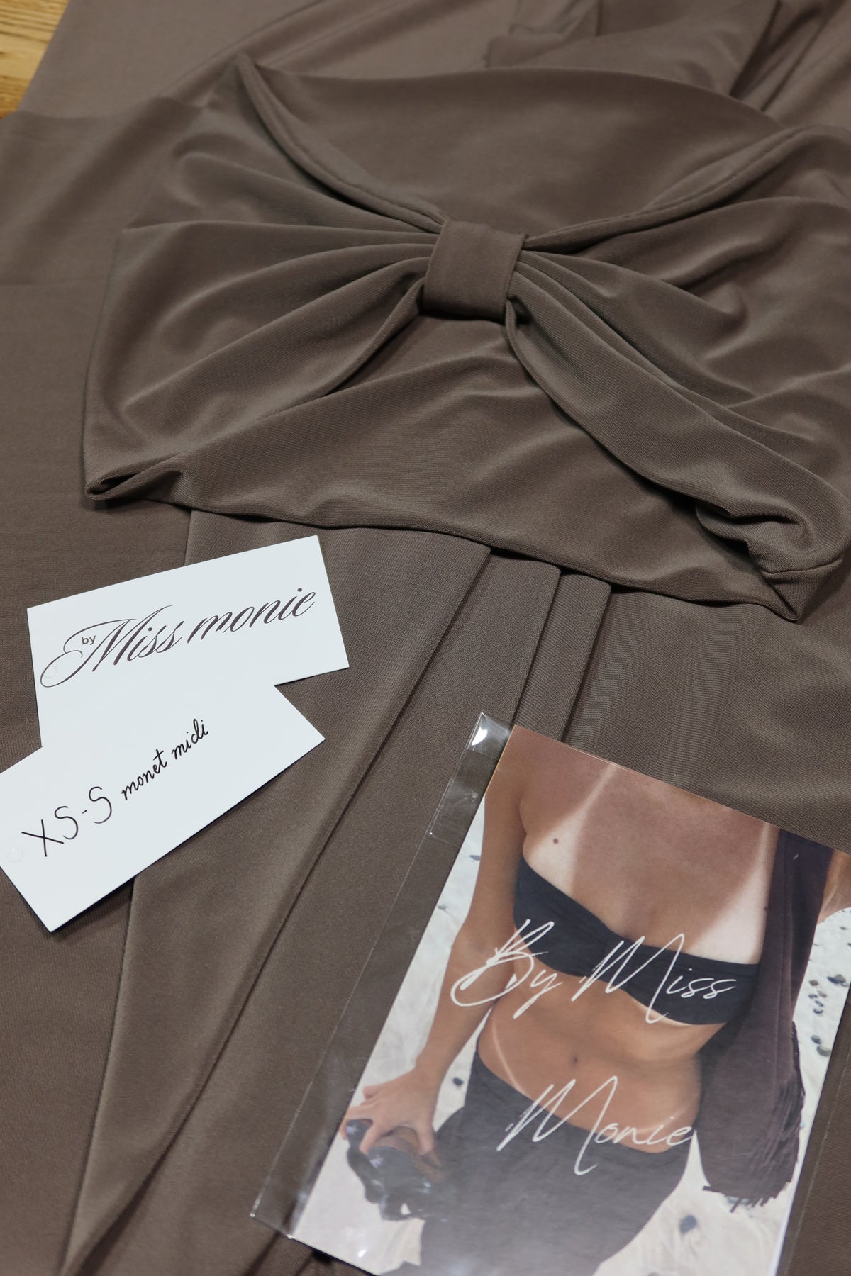 MONET MIDI SKIRT - ICED MOCHA